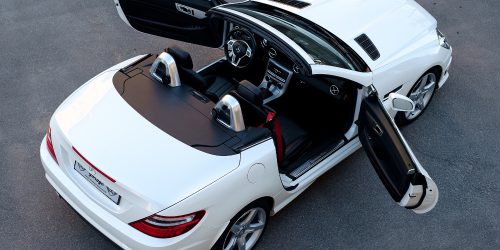 White BMW Convertable - Auto Detailing Maintenance Program-1
